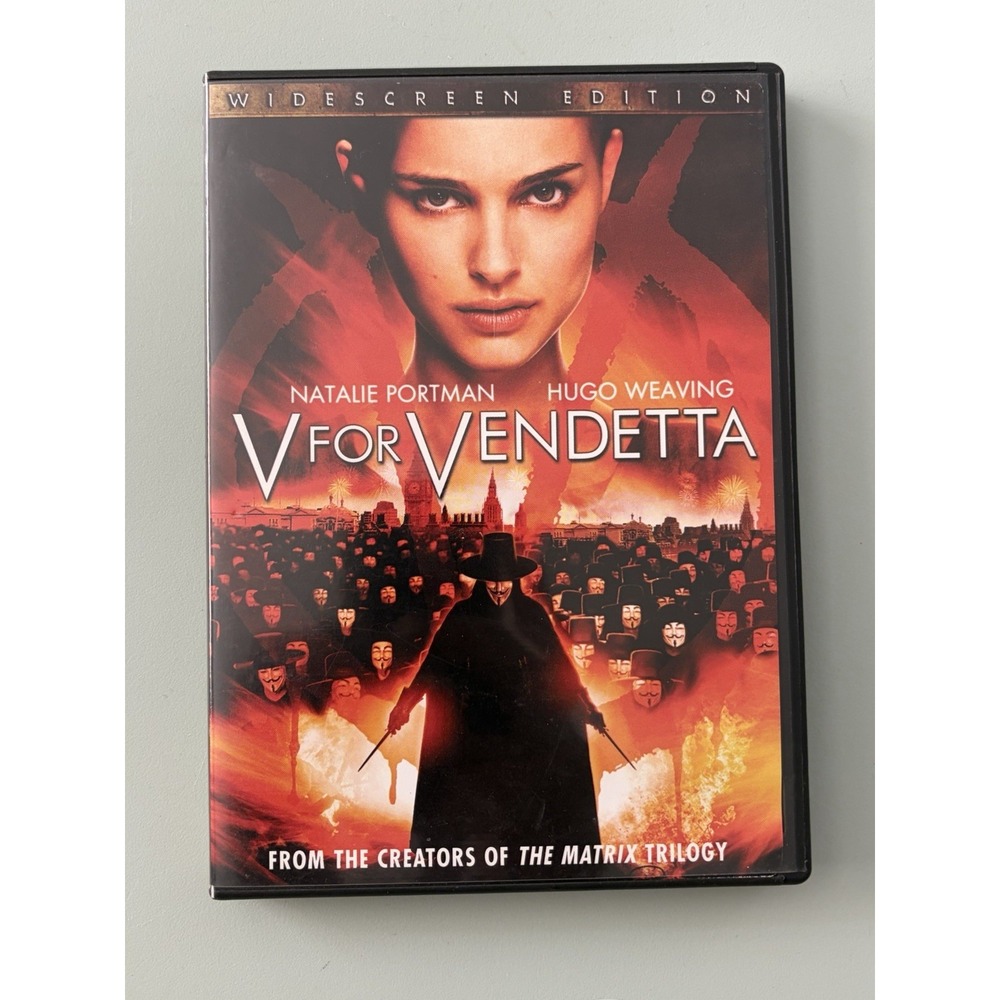 V for Vendetta (Widescreen Edition) - DVD - Natalie Portman Hugo Weaving Movie